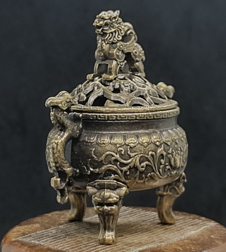 Small bronze incense - small,
