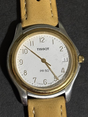 Tissot white two - ss, tone