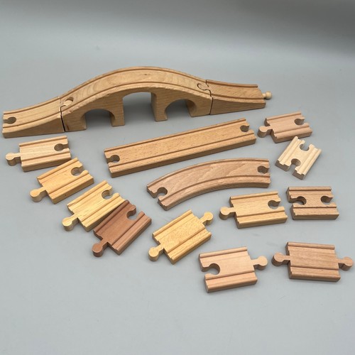 Wooden train track - wooden,