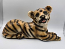 Vintage ceramic tiger cub