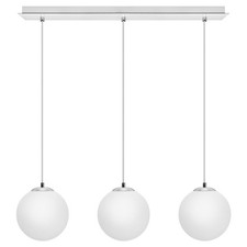 Modern 3 Light Chrome Ceiling