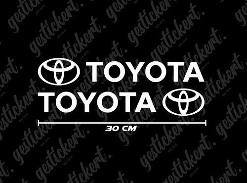 Sticker for toyota - 2x, 30