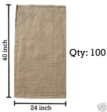 (100) 24 x 40 Burlap Bags