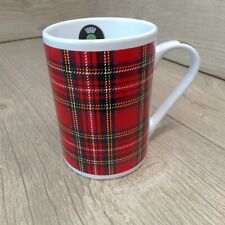 Red Tartan Design Mug Royal Stewart Ceramic Tea Coffee Cup