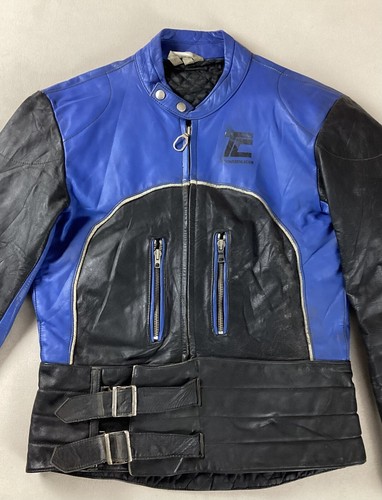 Vintage leather biker - biker, jacket