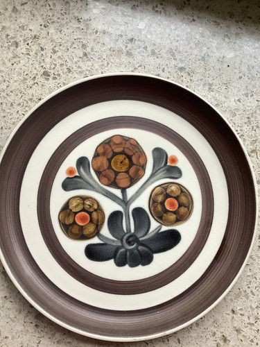 Denby pottery plate with - pottery,