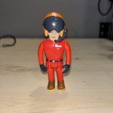 9cms Action Figure TOM THOMAS, pilot from Fireman Sam by Prism . 2005. (C40)