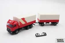 Herpa MAN F90 flatbed/curtain