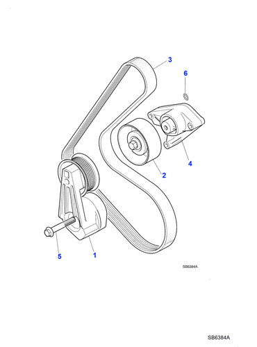 Jaguar supercharger drive belt - jaguar,