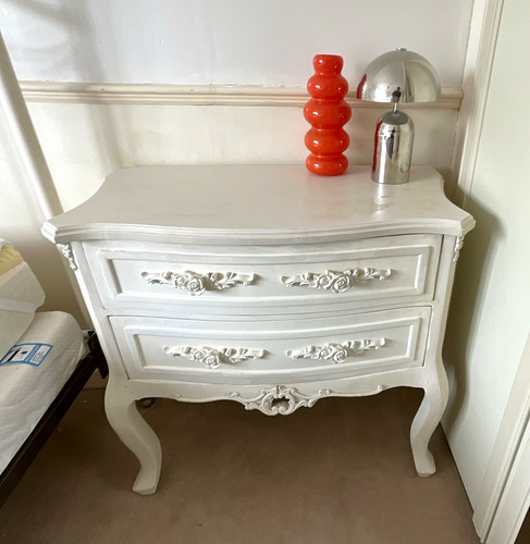 White painted drawer bedroom - drawer,