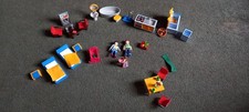 Bundle Of Playmobil Dolls House Furniture Mum Dad And Baby