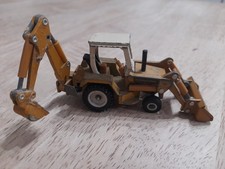 Vintage Yellow Die Cast Metal ERTL Excavator Toy RARE