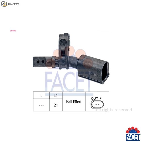 Sensor wheel speed - speed, 21.0010