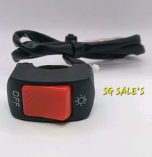 Motorcycle Motorbike Handlebar On Off Light's Switch Head Light's 7/8inch