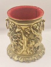 Mystery Antique Repousse Brass