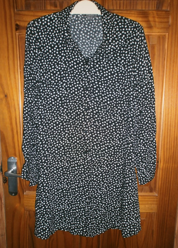 Primark black white spotty - &,