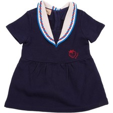 GUCCI NAVY BABY GIRLS DRESS