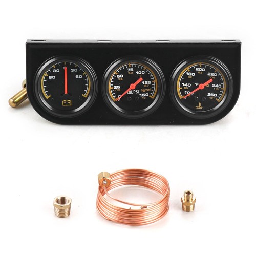 52mm triple gauge set water - gauge,