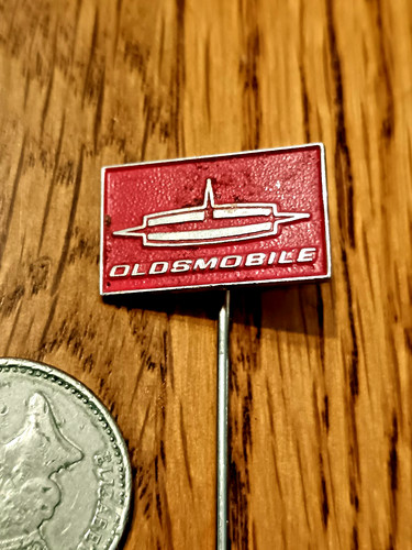 Vintage oldsmobile enamel - vintage,
