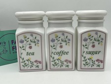 Johnson Brothers Summer Chintz Candlelight Canister Set - Tea, Coffee & Sugar