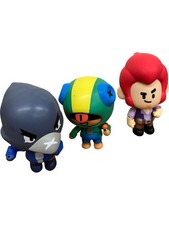 Collectible Cartoon Character Figures Set of 3 Multicolour Toys