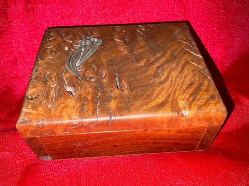 Hand crafted wooden trinket - crafted,