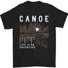 Canoe Adventure Canoeing Kayak Kayaking Mens T-Shirt 100% Cotton