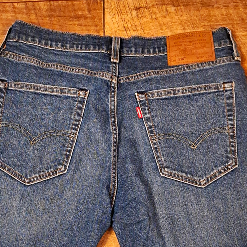 Levi 514 men - blue, denim