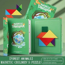 Magnetic Tangram Puzzle Book–Forest Animals themed –Educational Toy for Children