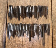 JOBLOT OF WHITWORTH THREAD TAPS (BSW) ENGINEERS MECHANICS OLD TOOLS 