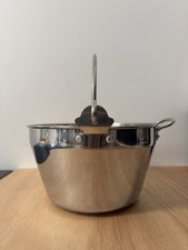 KitchenCraft Home Made Mini Maslin Pan Stainless Steel 4.5 Litre - Silver