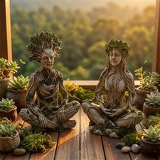 Tree Intergrted Statue Resin