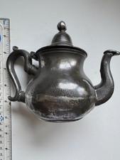 One Cup Pewter Teapot Turn of