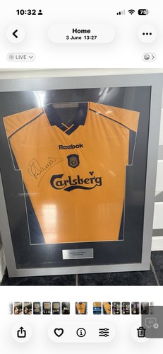 Michael owen signed replica - owen,