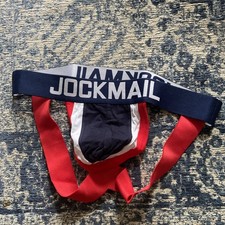 Large New Blue & Red Jockmail