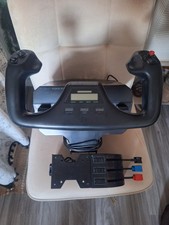 Logitech Flight Yoke System with Throttle Quadrant And clamps