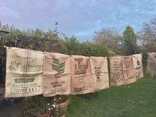 Hessian Jute Coffee Sacks For Garden,Crafts, Van Interior, Deal On Multi Buy￼