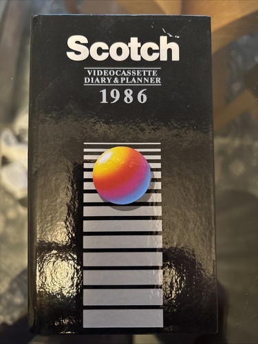 Scotch video cassette - cassette, diary