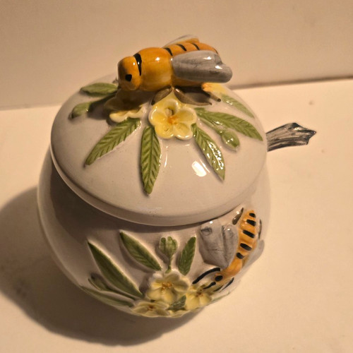 Vintage italian ceramic bee - vintage,
