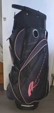 Powakaddy Lite Cart Golf Bag 14-Way Divider Black/Silver/Fuchsia Pink - BNWT