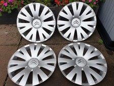 Set of Genuine Citroen Berlingo Van 15" Wheel Trims Hub Caps x4