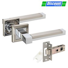 Square Rose Door Handles with