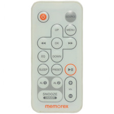 Memorex Mi4021p Factory Original iPod Dock Clock Radio Remote For Mi4021p