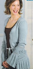 Knitting Pattern Ladies Victorian Style Cardigan / Jacket 4ply 32-42 