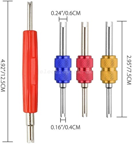 4pcs r134 r12 hvac air - a/c,