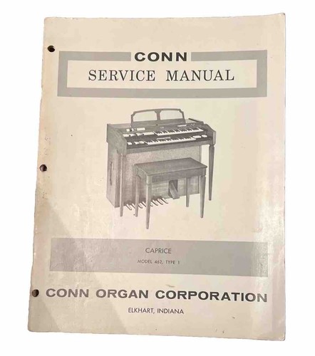 Conn organ service manual - conn,