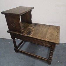 Old charm oak telephone - old,