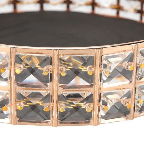 Crystal mirror cake stand - crystal,