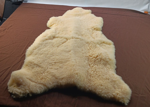 Natural sheepskin white tan - natural,