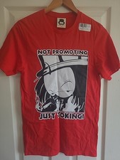 Dready Not Promoting T-shirt Red Small 